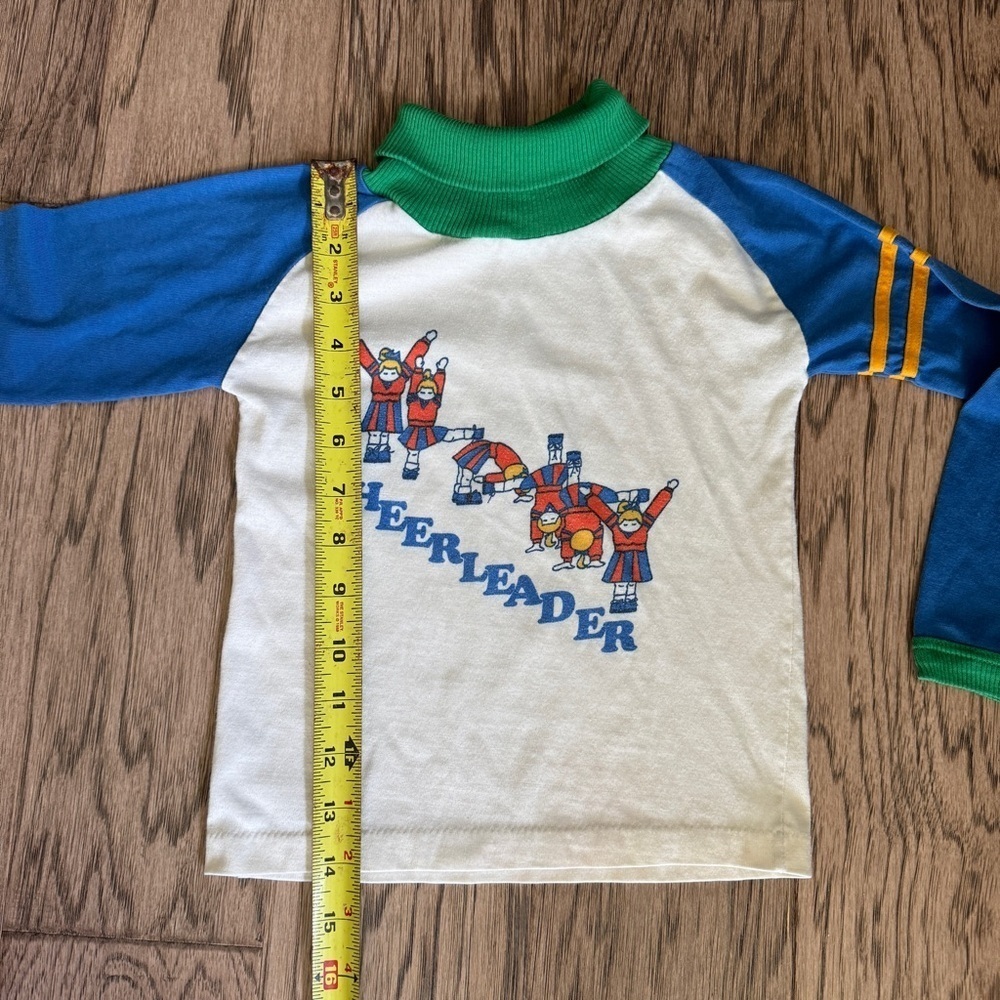 Vintage Buster Brown Cheerleader Shirt - Size 4-5T, 1970s/80s Retro Kids Top - Picture 8 of 8